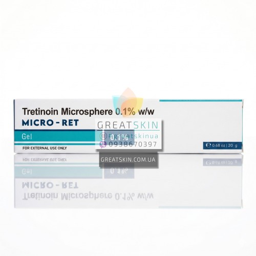 Micro-Ret мікросфер третиноїн 0.025% / 0.05% / 0.1% гель | 20 грамів